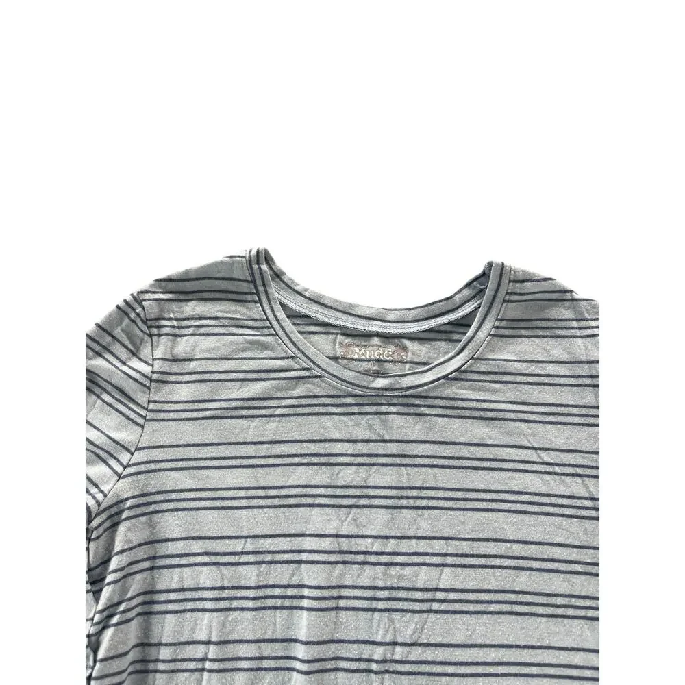 Mudd Girl's Blue Striped Short Sleeve T-Shirt Dress Youth Size Medium